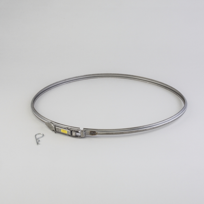 CLAMP V-RETAINING RING ASSEMBLY (OVER-CENTER)