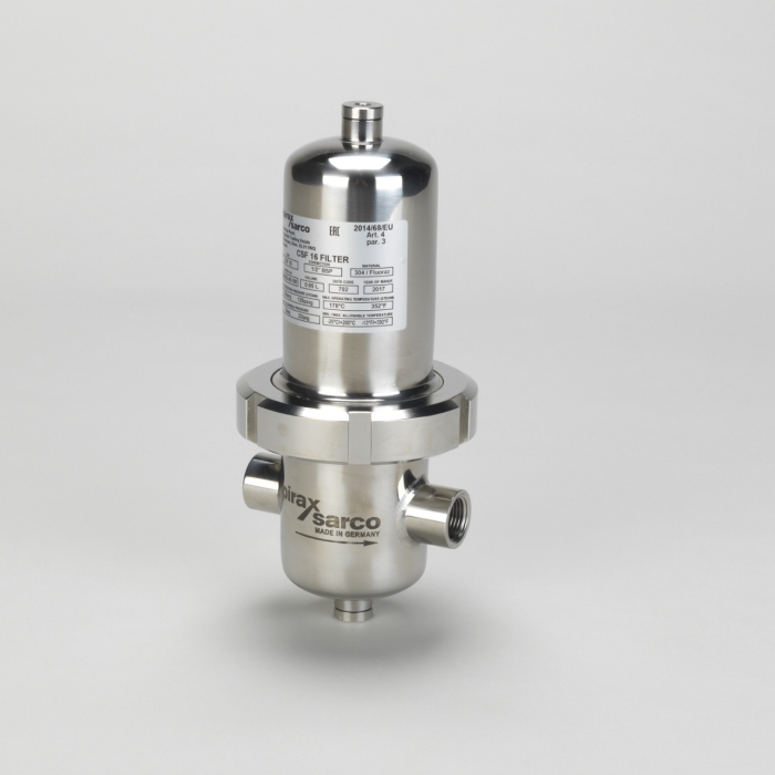 FILTER HOUSING, P-EG 0018, 3/4" NPT, 316L SS, SPIRAX