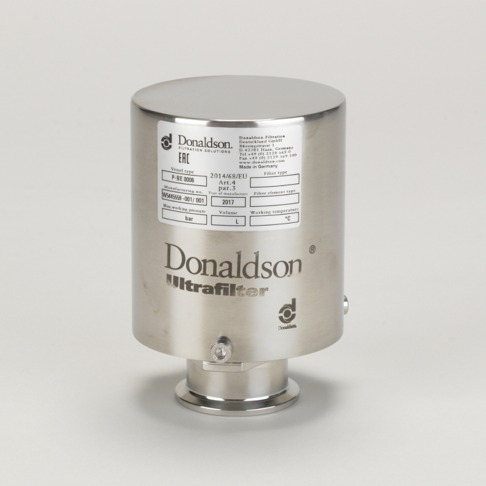 FILTER HOUSING, P-BE 0006, DN 40 CLAMP, 1.4404, RA 0.8