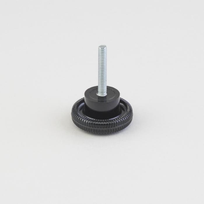 KNOB HAND 44 MM DIA X 38 MM L X 1/4-20 STUD (1.75" DIA X 1.50" L X 1/4-20 STUD )