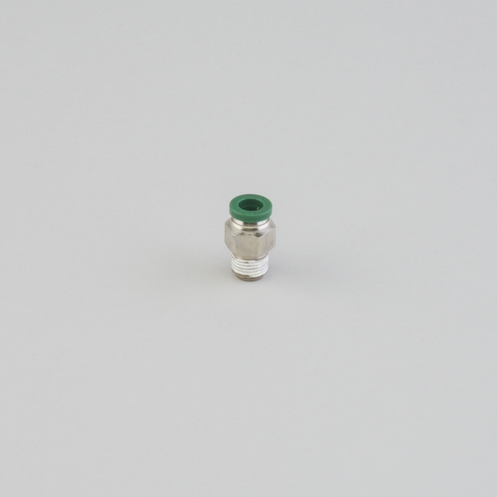 MALE CONNECTOR 6 MM TUBE X 1/8" NPT (0.25" TUBE X 1/8" NPT)