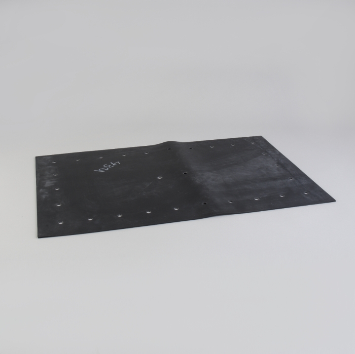 WIPER EXTENSION 16AN BLACK NEOPRENE