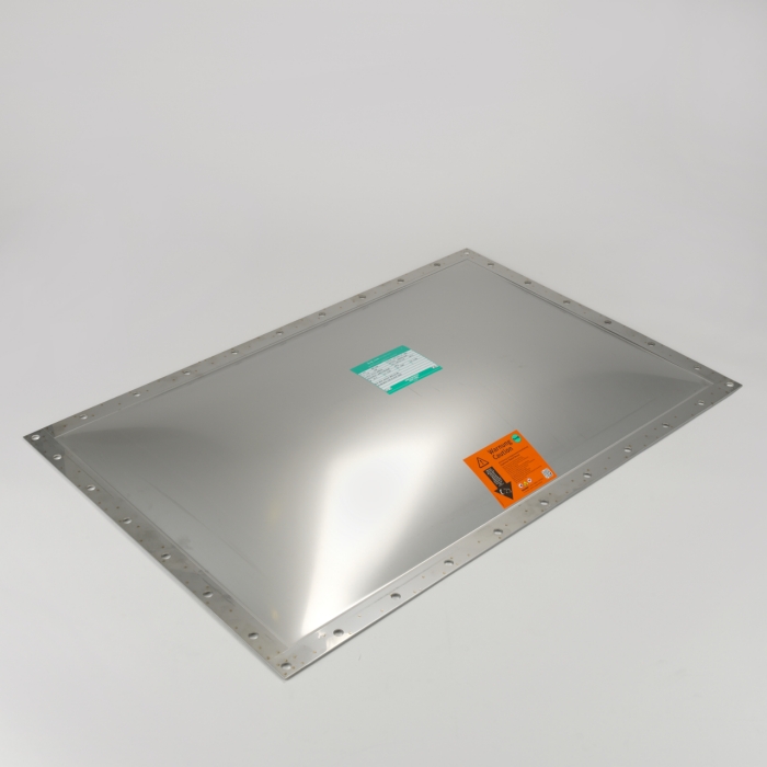 EXPLOSION PANEL SS PTFE W 666 MM X H 1000 MM WITHOUT EXPLOSION INDICATOR DFO, DFPRO, CPC, CPV, DLMV, MBT, TDS