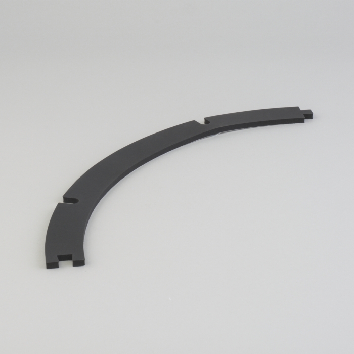 GASKET SEGMENT 610 MM ID X 686 MM OD X 6 MM THK (24" ID X 27" OD X 0.25 THK) - WITH PRESSURE SENSITIVE ADHESIVE