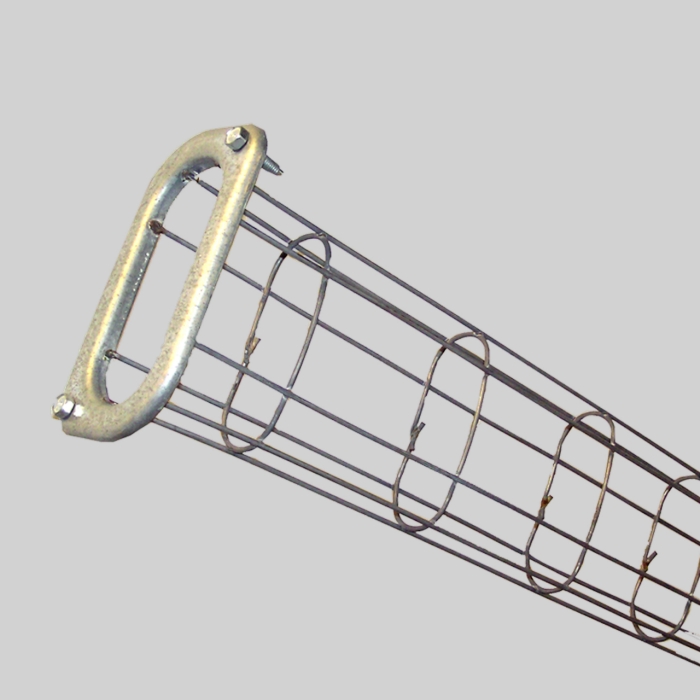 RF OVAL FILTER CAGE W/ HARDWARE 65 MM OD X 153 MM OD X 1854 MM L (2.57" X 6.02") OD X 73.00" L