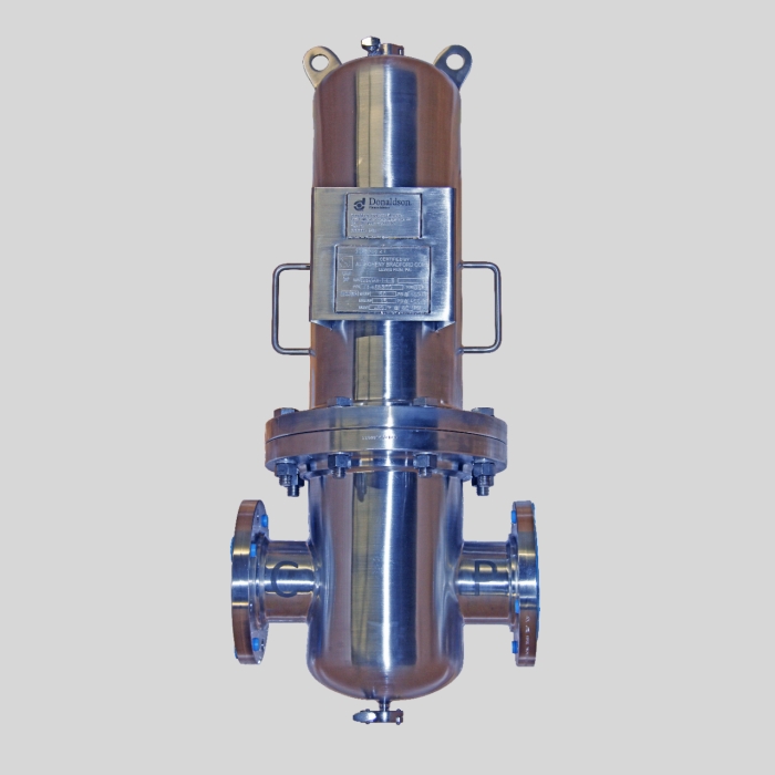 FILTER HOUSING, PG-EG 0432, 3RND, 20/30, UF, 4" ANSI 150, 316L, ASME CODE