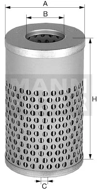 Filtro olio MANN