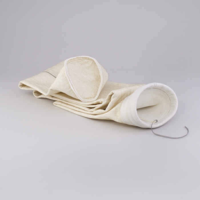 ARAMID BAG W/ WEAR CUFF & SS GROUND WIRE 152 MM OD X 2438 MM L (6.00" OD X 96.00" L)