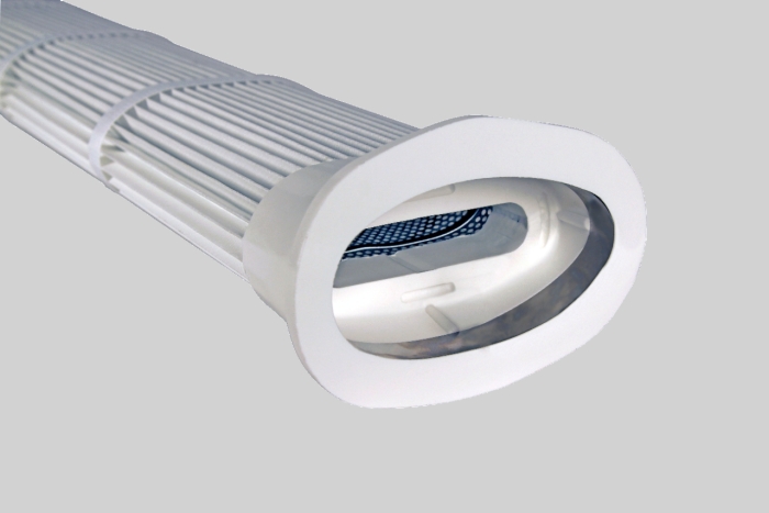 RF SNAP IN ULTRA-WEB SB TOP LOAD PLEATED BAG FILTER (117 MM X 192 MM) OD X 1054 MM L, (4.60" X 7.54") OD X 41.50" L