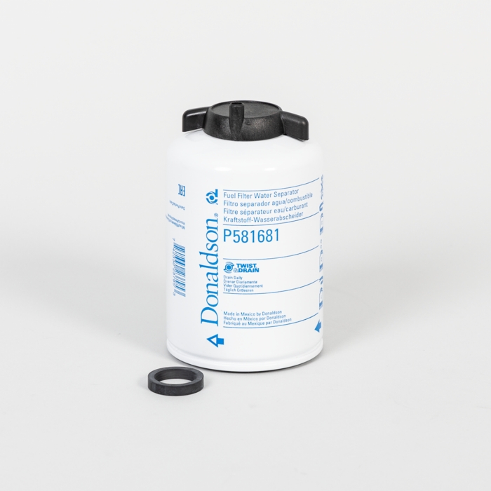 FUEL FILTER, WATER SEPARATOR SPIN-ON TWIST&DRAIN