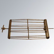 RJ OVAL FILTER CAGE 65 MM OD X 367 MM OD X 2207 MM L (2.56" X 14.44") OD X 86.88" L (Rods, Rings, and Washers NOT Included)